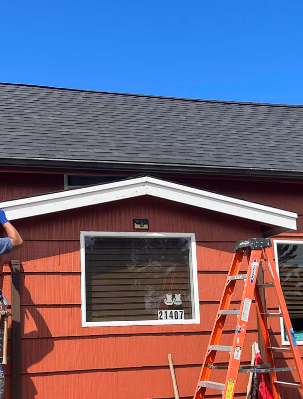 example of finished roof construction job