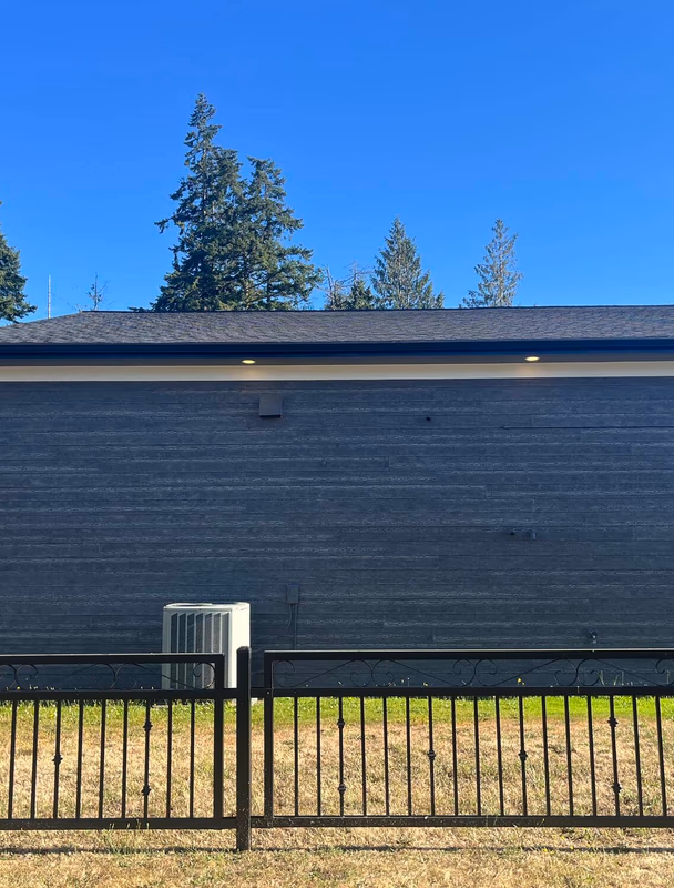 example of finished roof construction job