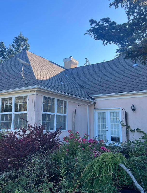 example of finished roof construction job