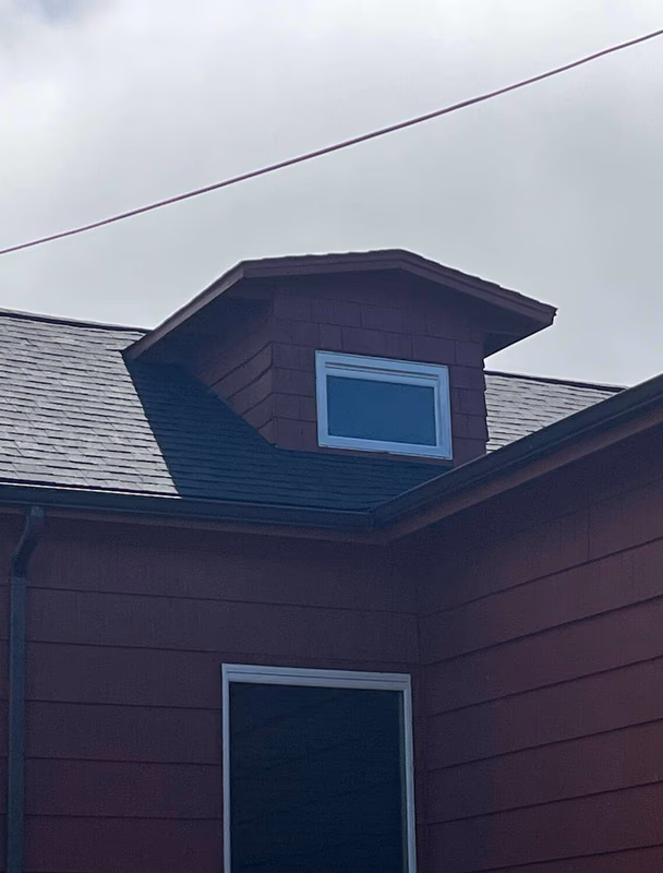 example of finished roof construction job