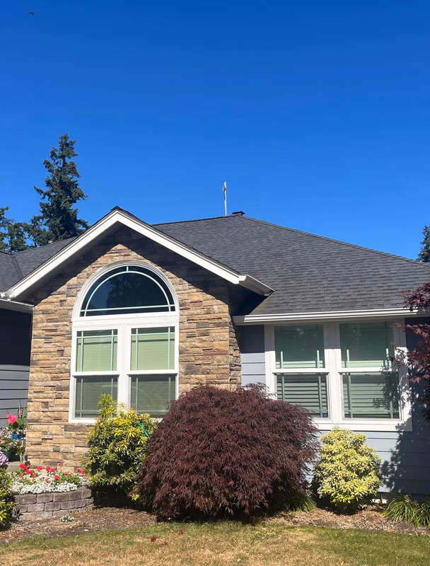 example of finished roof construction job